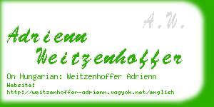 adrienn weitzenhoffer business card